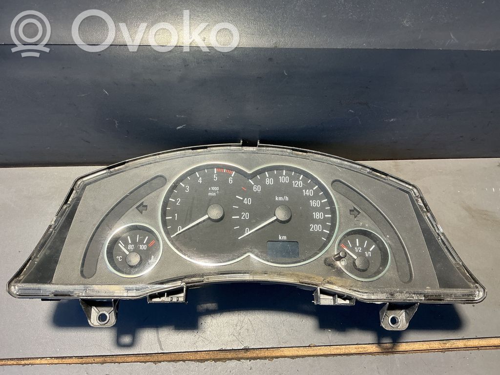 Opel Meriva A Compteur de vitesse tableau de bord 