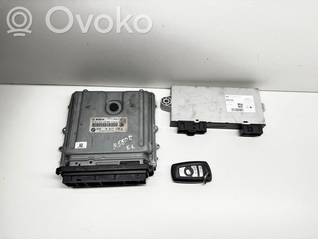 BMW 5 F10 F11 Komputer / Sterownik ECU i komplet kluczy 