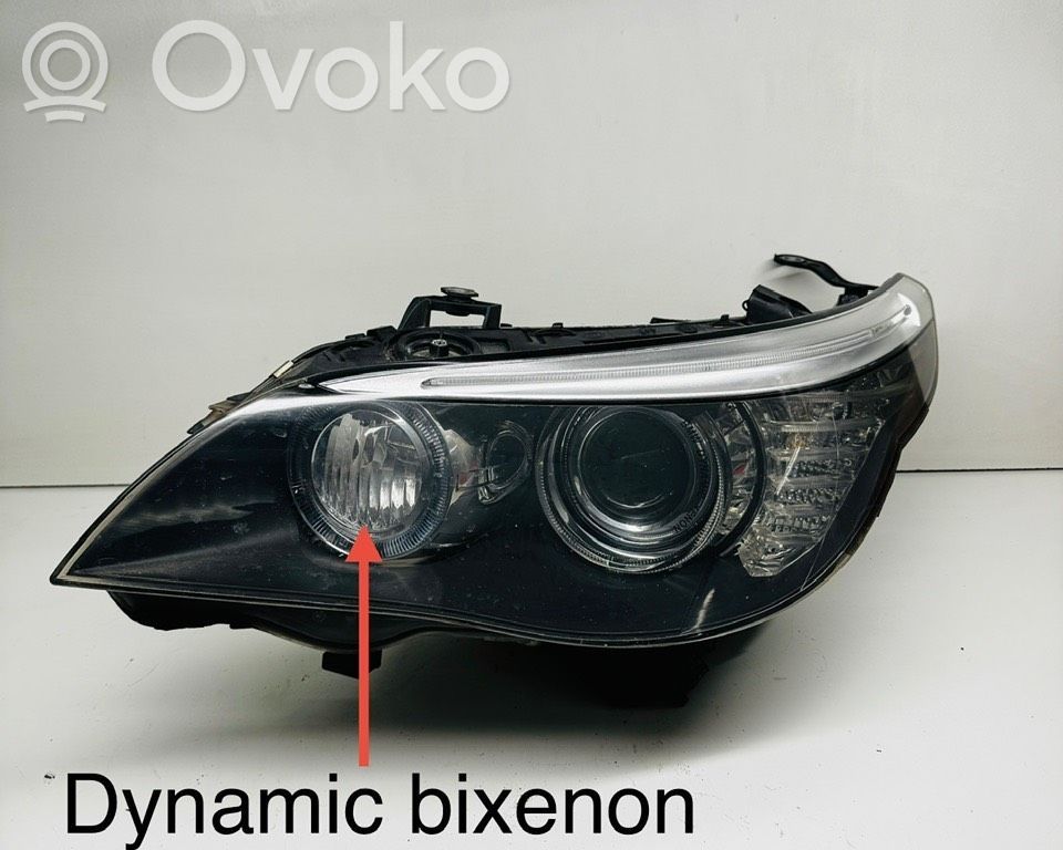 BMW 5 E60 E61 Headlight/headlamp 