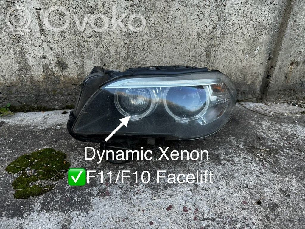 BMW 5 F10 F11 Lampa przednia 