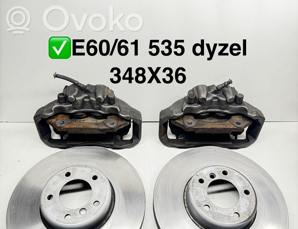BMW 5 E60 E61 Brake discs and calipers set 