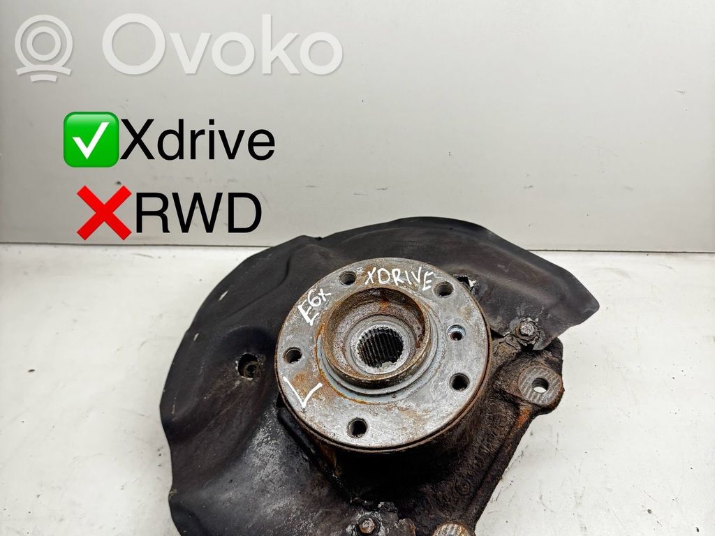 BMW 5 E60 E61 Priekinė stebulė 