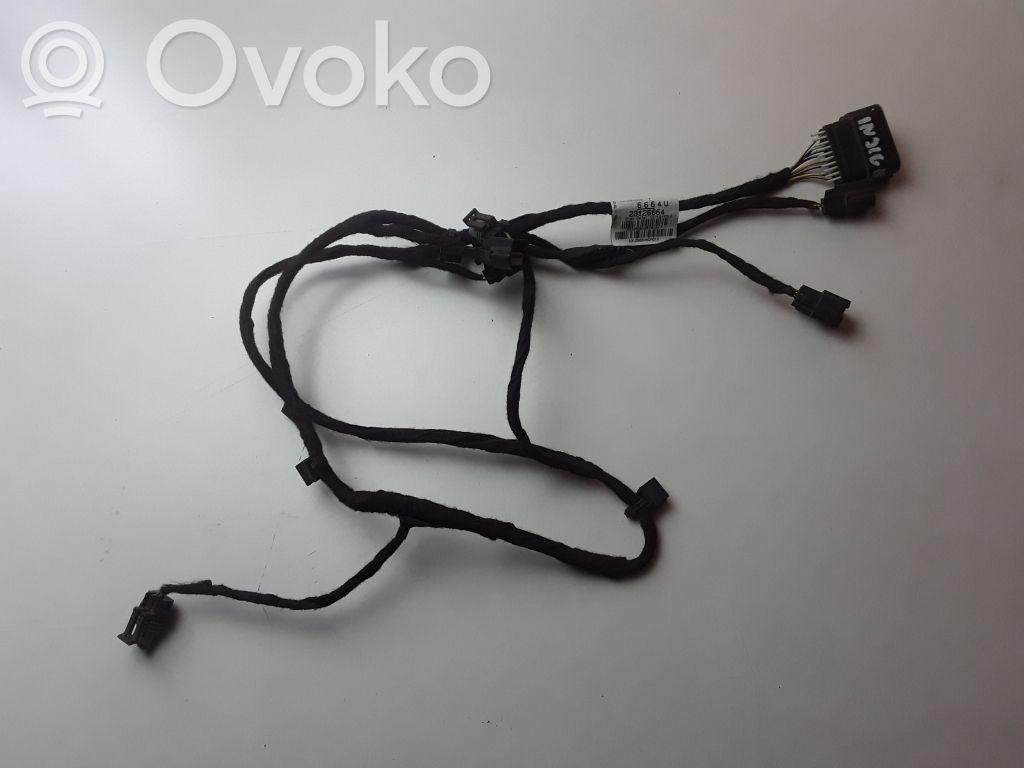 Opel Insignia A Wiązka przewodów czujnika parkowania PDC 