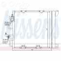 Opel Astra H Radiator răcire A/C (condensor) 