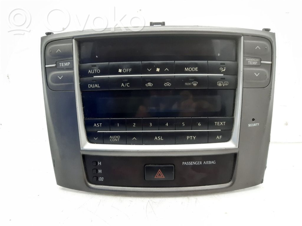 Lexus IS 220D-250-350 Unidad de control climatización 