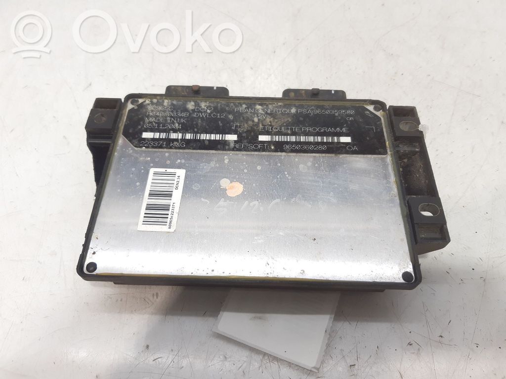 Peugeot Partner Engine control unit/module 