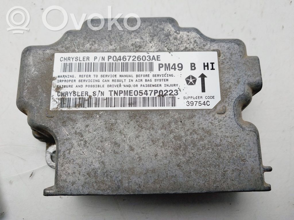 Dodge Caliber Centralina/modulo airbag 