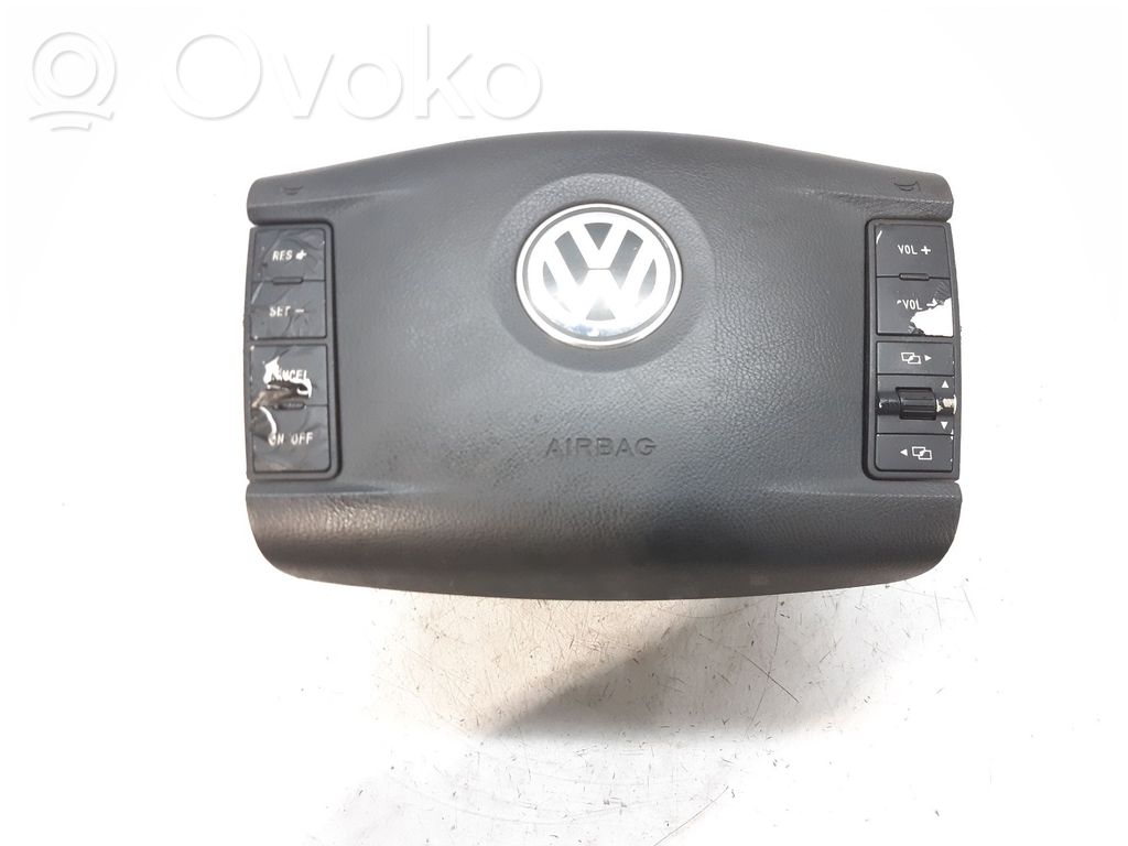 Volkswagen Touareg I Poduszka powietrzna Airbag kierownicy 