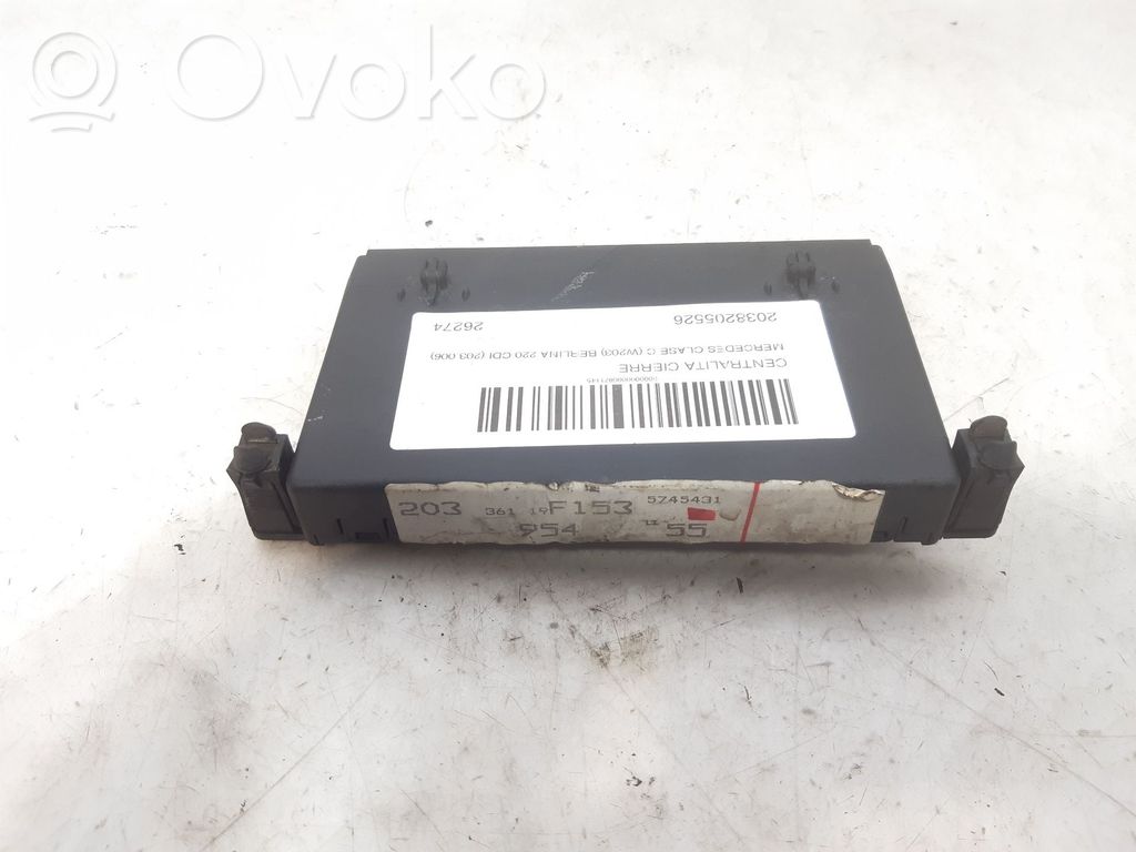 Mercedes-Benz C W203 Centralina/modulo chiusura centralizzata portiere