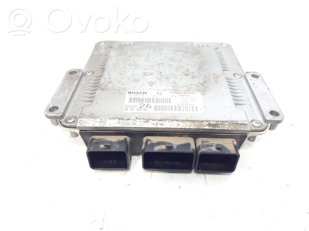 Unidad de control/módulo del motor   9652183880