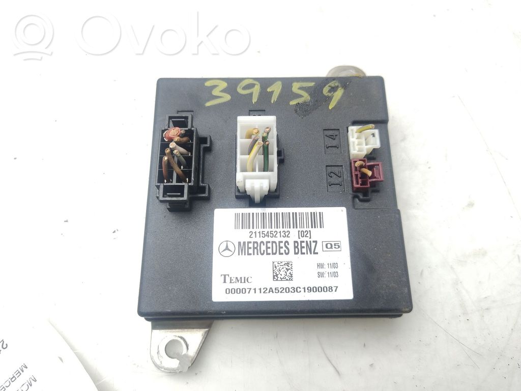 Mercedes-Benz E W211 Altre centraline/moduli