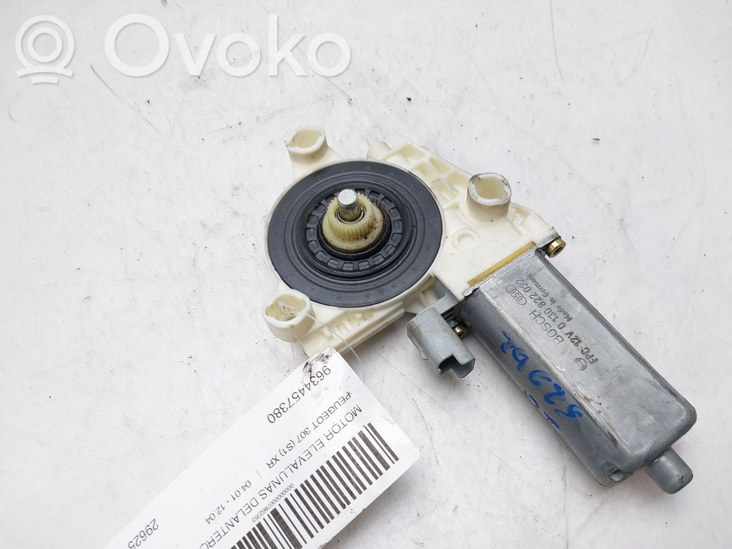 Peugeot 307 Silnik regulatora szyby drzwi przednich 