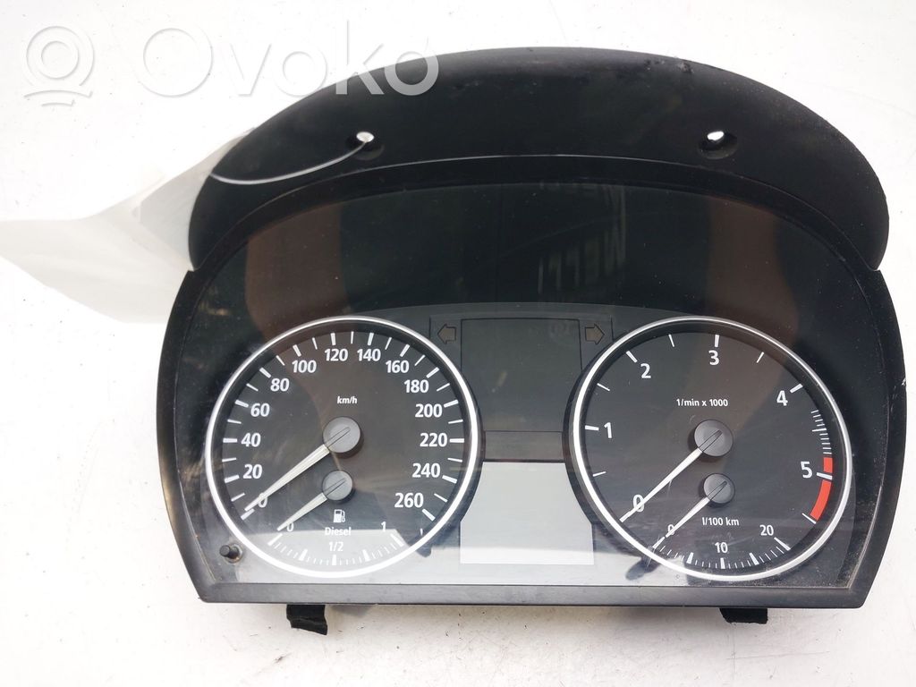 BMW 3 E90 E91 Speedometer (instrument cluster) 