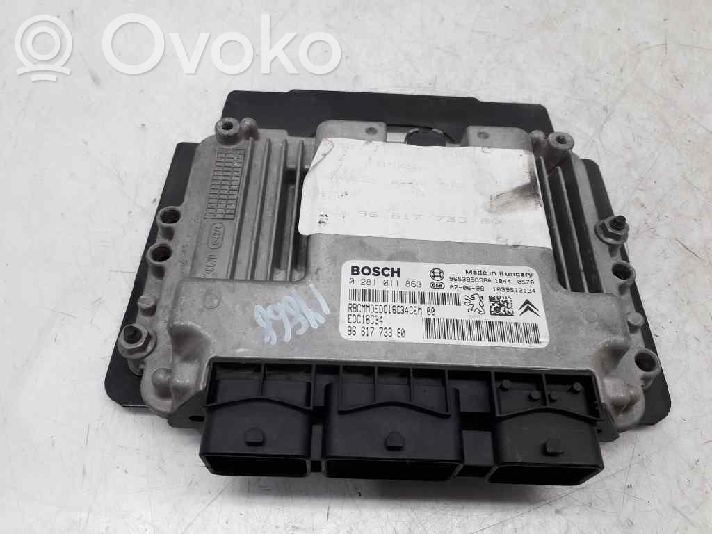 Unidad de control/módulo del motor   9661773380