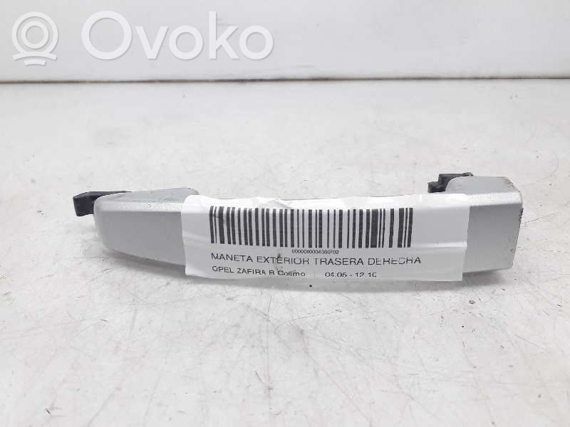 Opel Zafira B Manecilla externa puerta trasera 