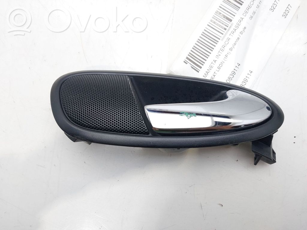 Seat Leon (1P) Manecilla interna puerta trasera 