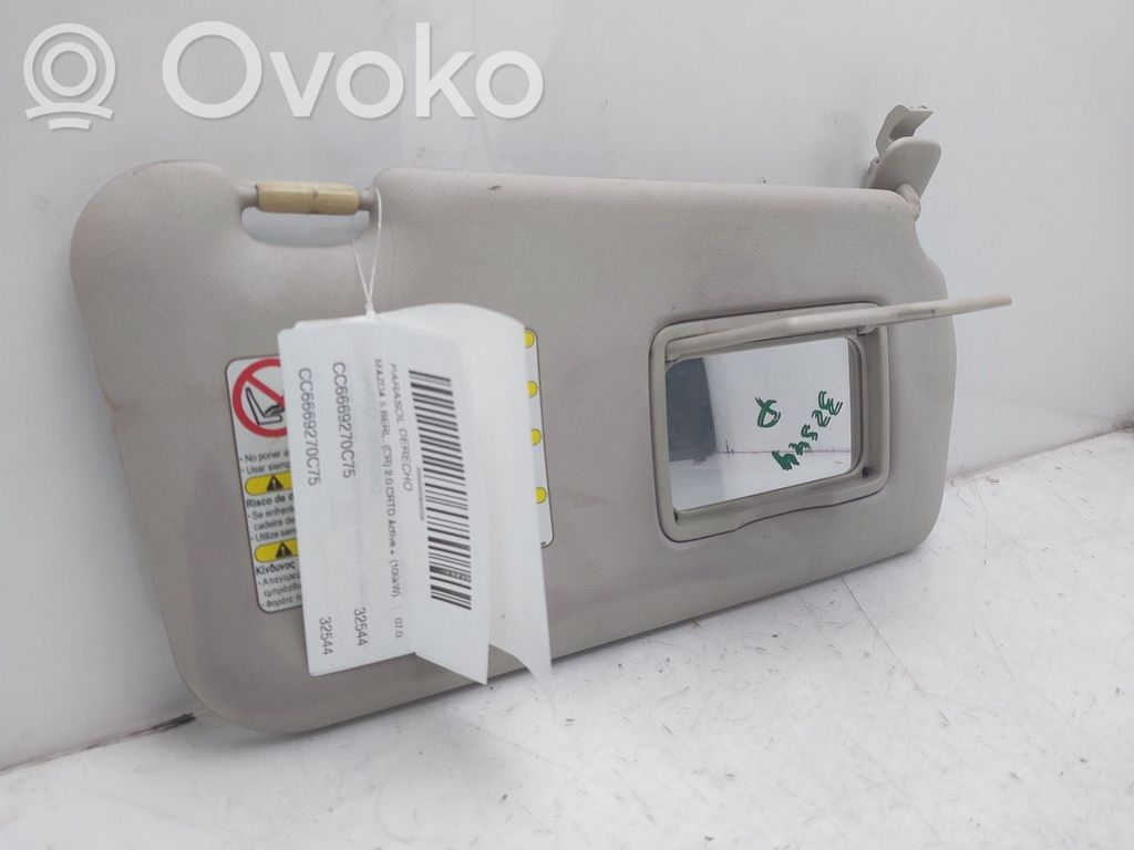 Mazda 5 Sun visor 