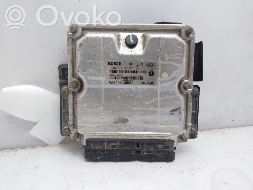 Engine control unit/module   P04727666AB