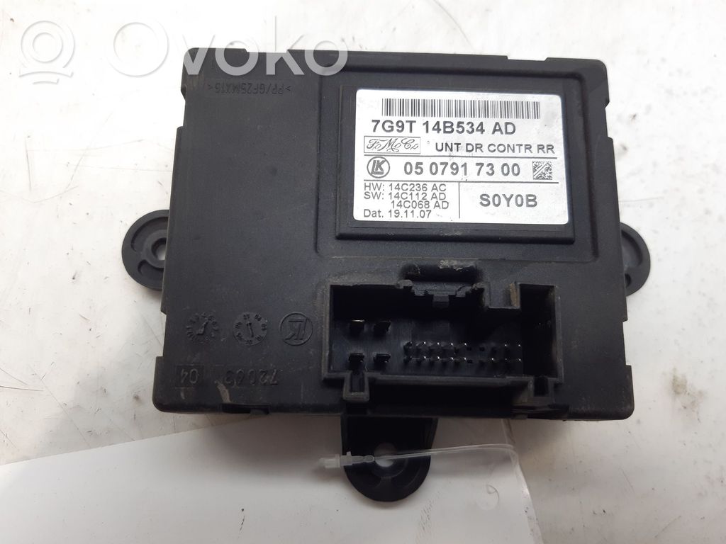 Ford Mondeo MK IV Unidad de control/módulo del bloqueo de puertas 