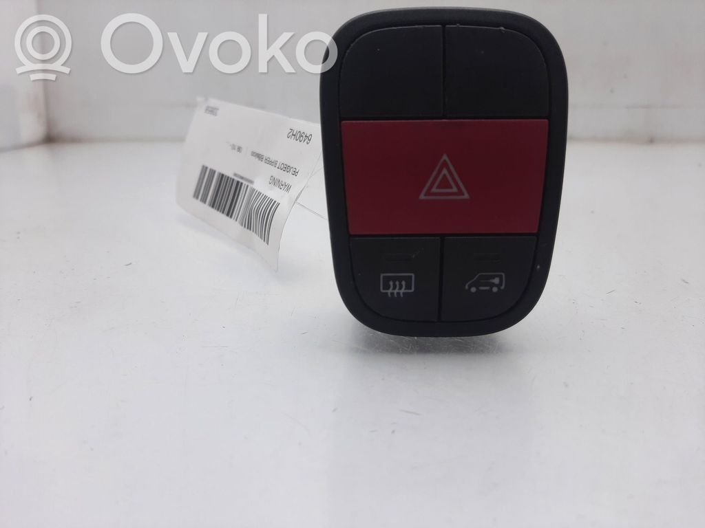 Peugeot Bipper Botón interruptor de luz de peligro 