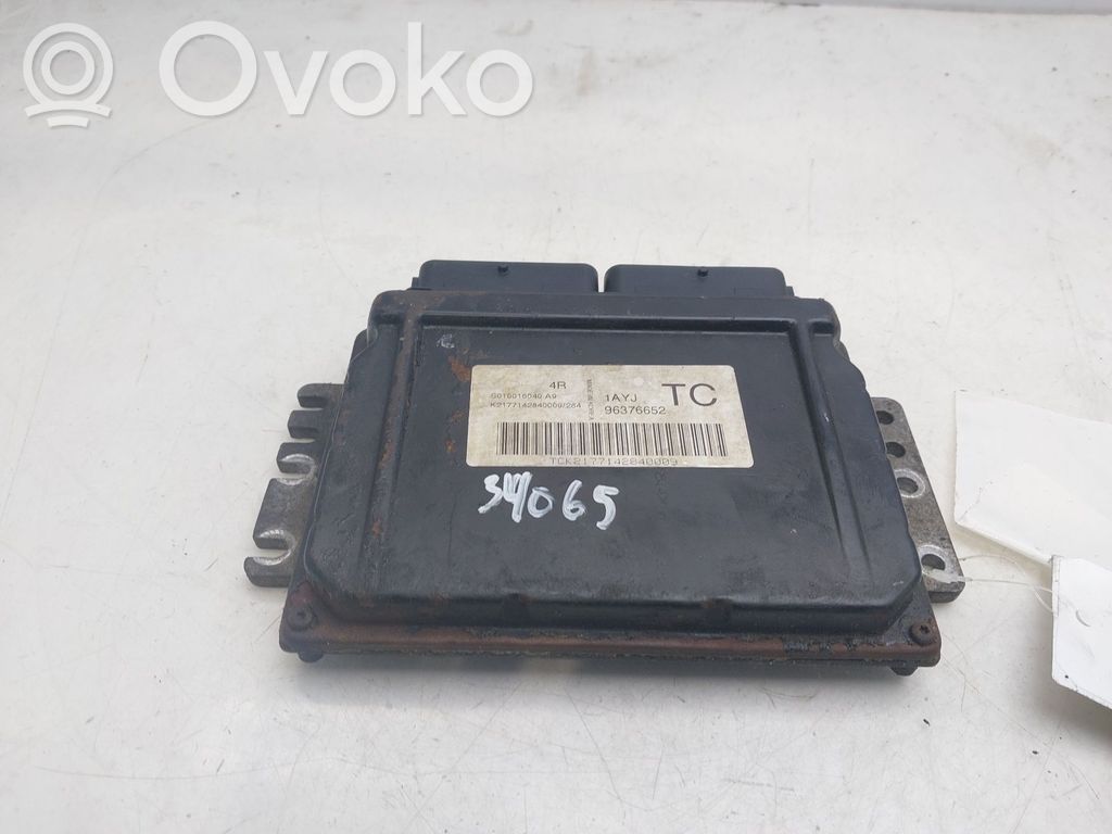 Chevrolet Kalos Calculateur moteur ECU 