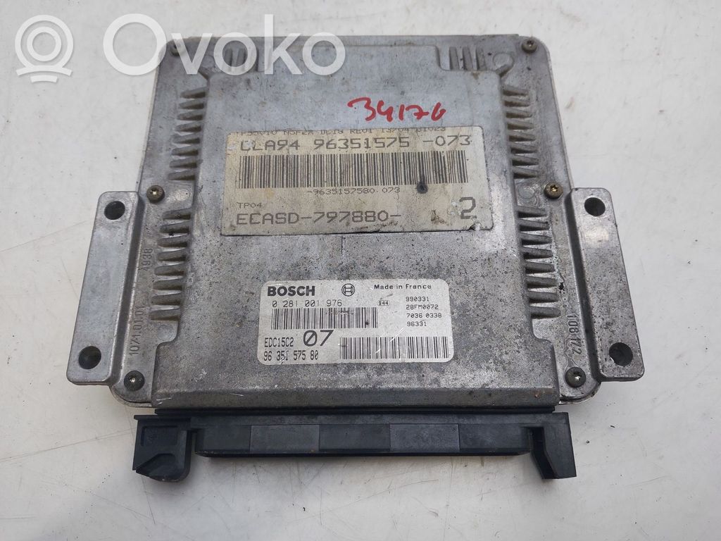 Peugeot 306 Engine control unit/module 