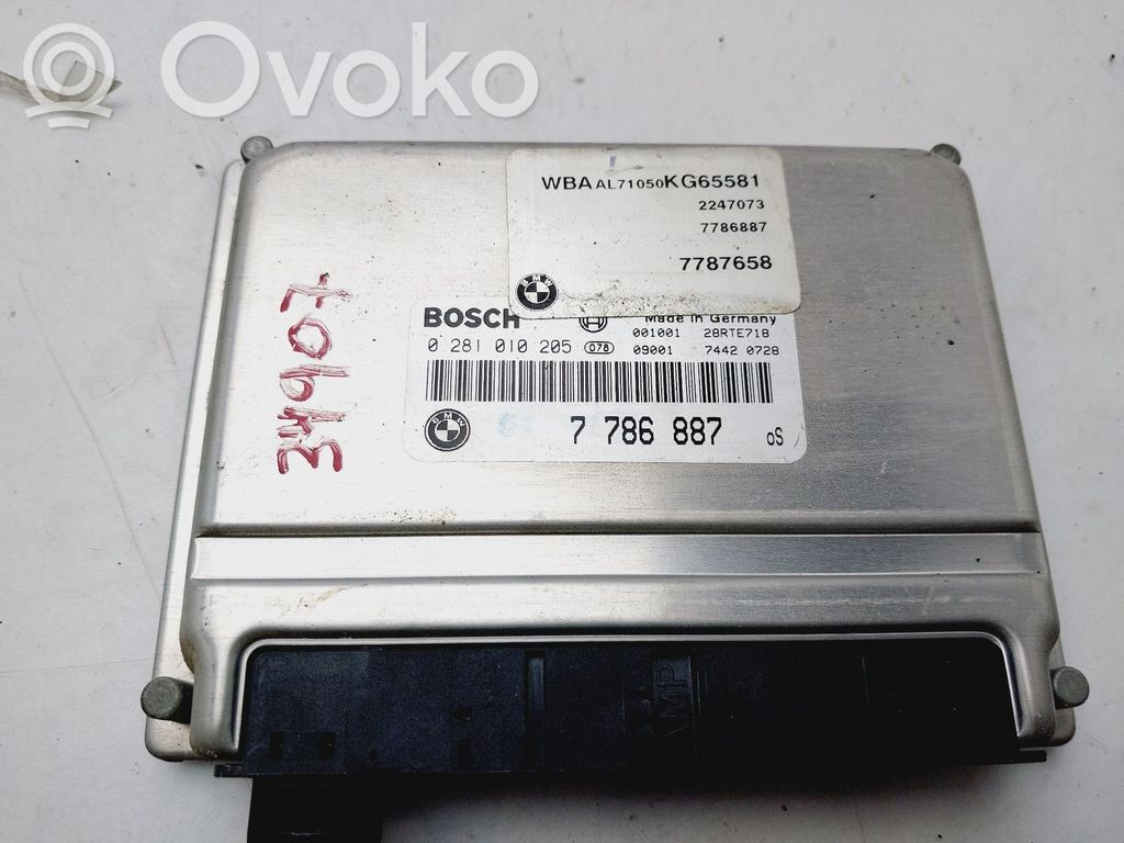 Unidad de control/módulo del motor   7786887