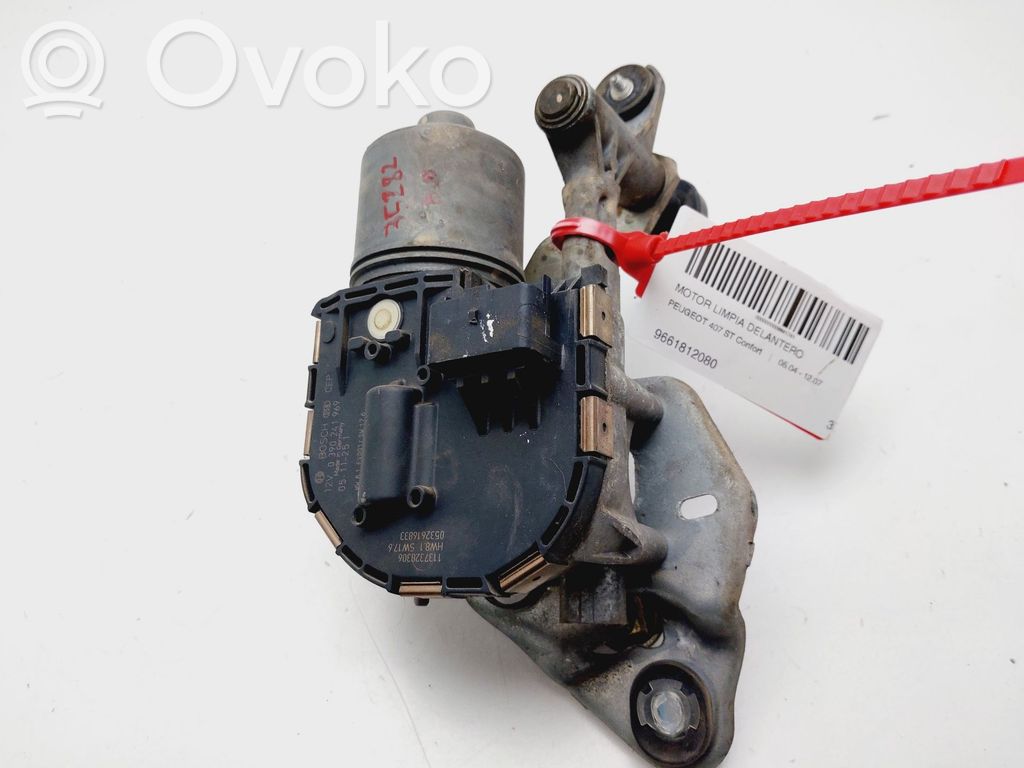 Peugeot 407 Tiranti e motorino del tergicristallo anteriore 
