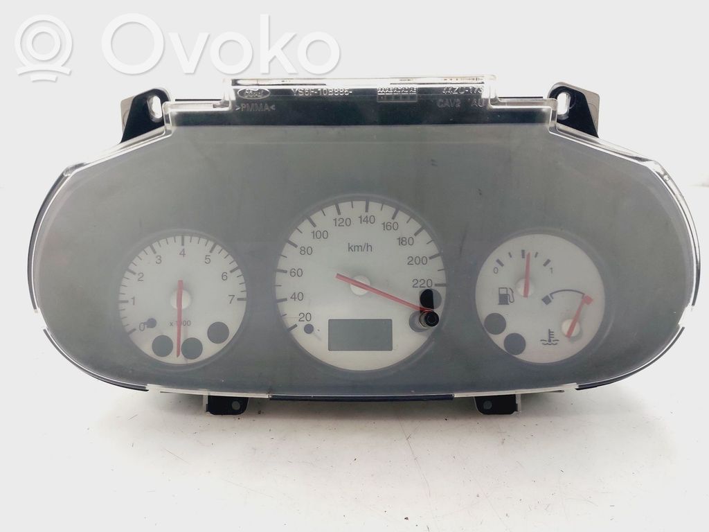 Ford Fiesta Geschwindigkeitsmesser Cockpit 