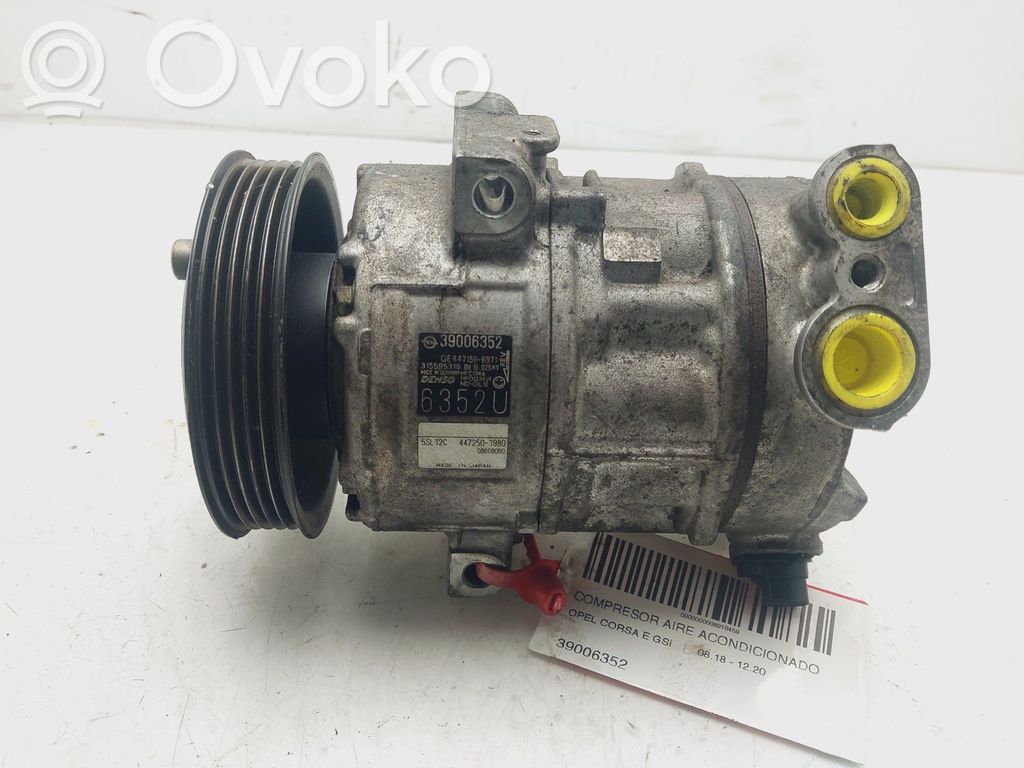 Klimakompressor Pumpe   39006352