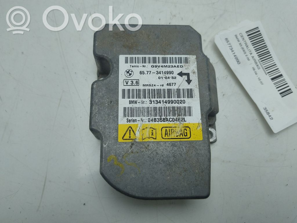 Unitate/modul de comandă airbaguri   65773414990