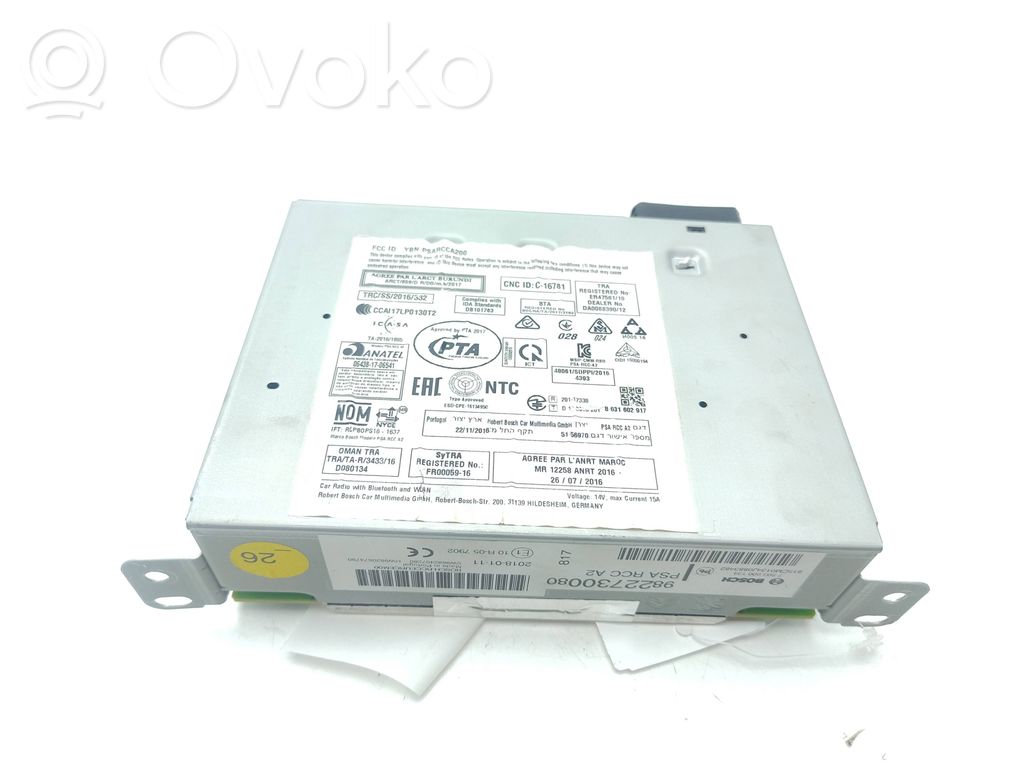 Radio/CD/DVD/GPS-pääyksikkö   9822730080