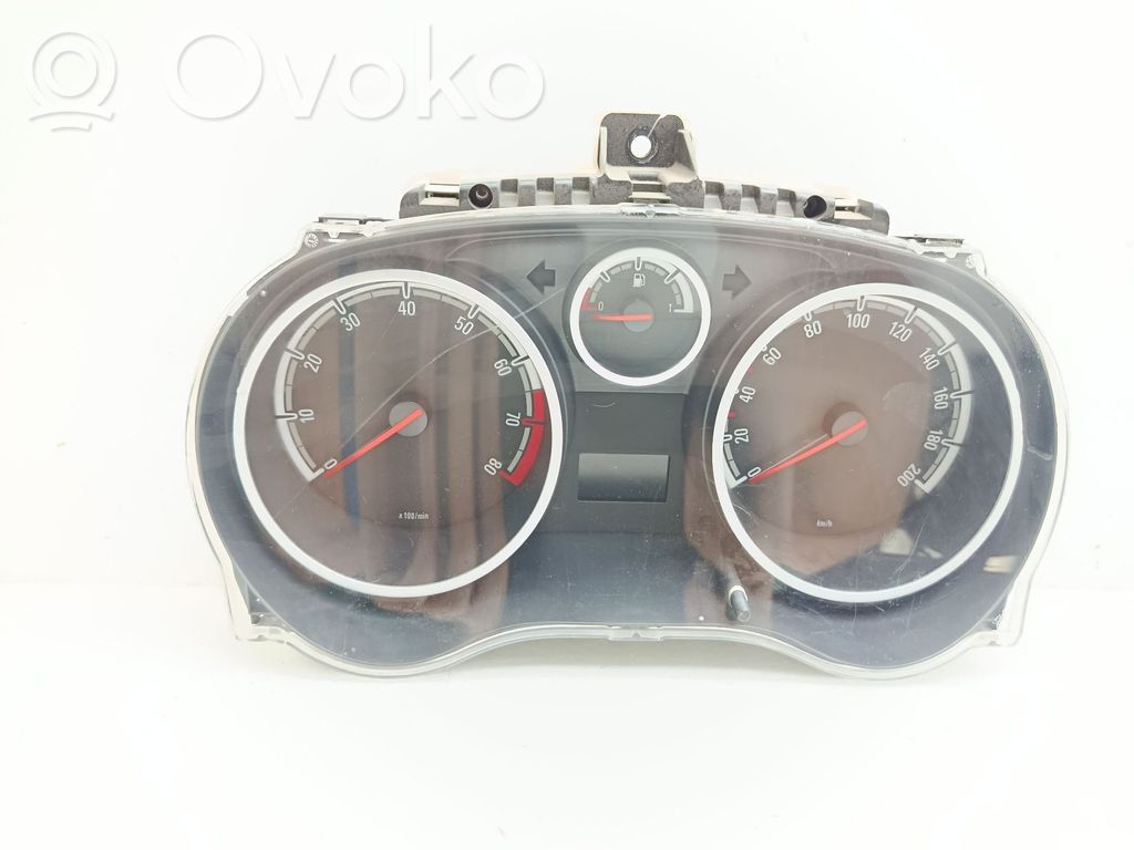 Opel Corsa D Tachimetro (quadro strumenti) 
