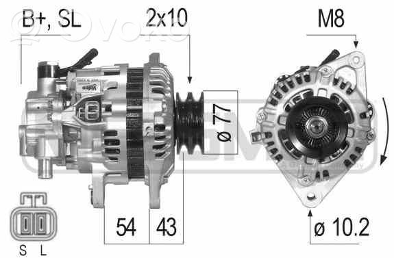 Alternator   A3T15099