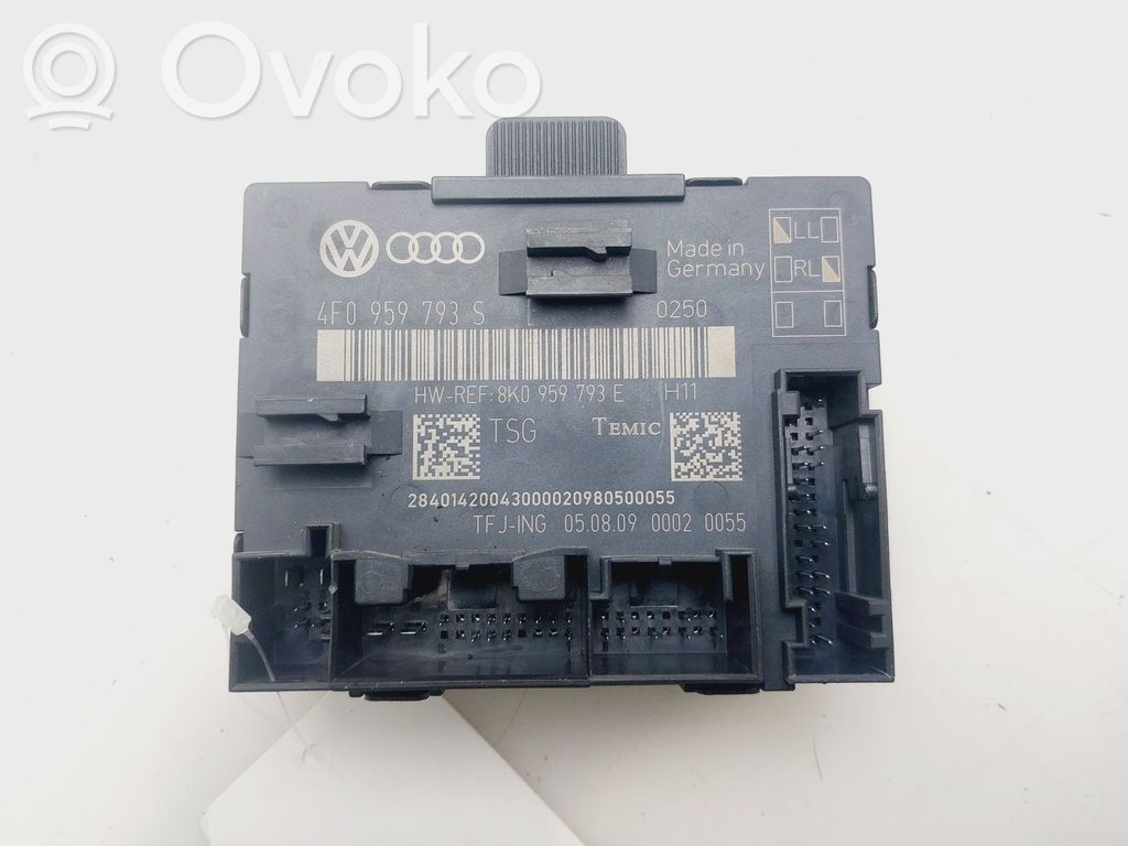 Audi A6 S6 C6 4F Centrinio užrakto valdymo blokas 
