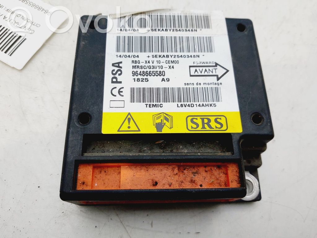 Citroen C5 Unitate/modul de comandă airbaguri 