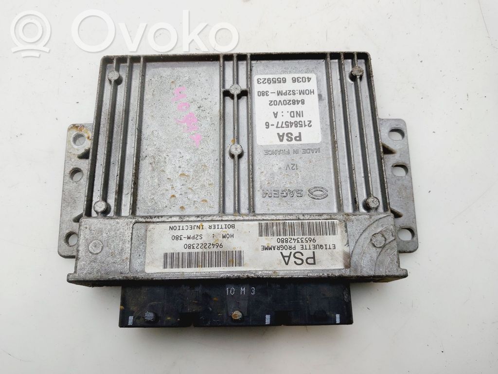Engine control unit/module   9653342880