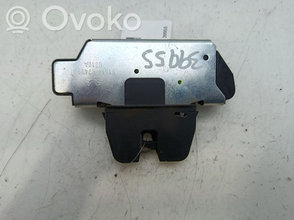 Citroen C3 Zamek klapy tylnej / bagażnika
