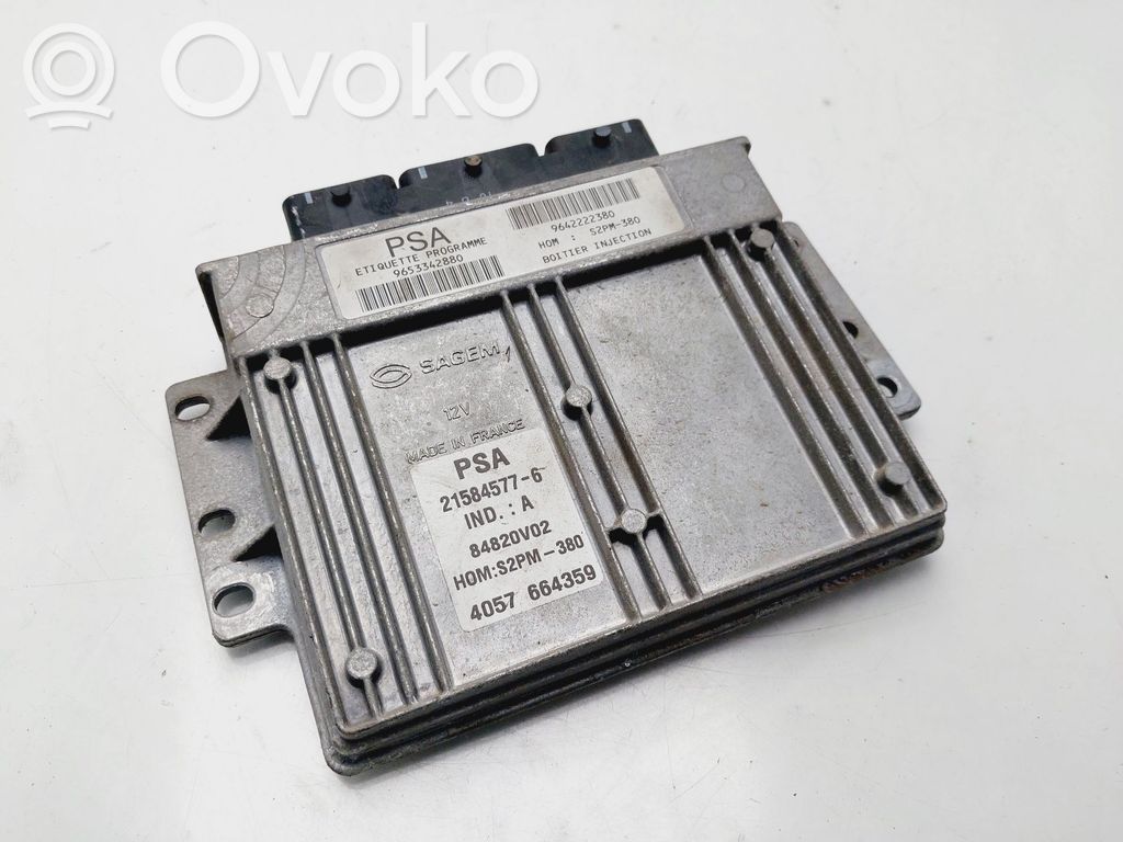 Engine control unit/module   9653342880