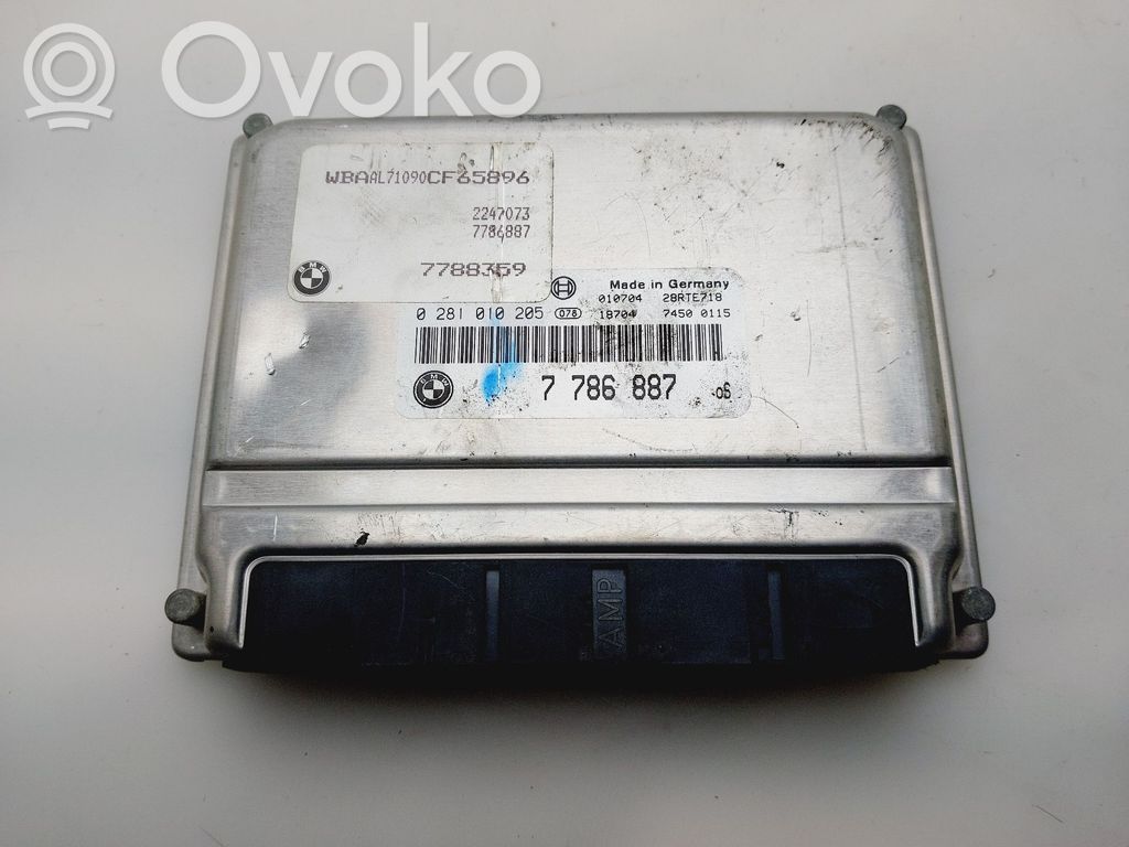 Unidad de control/módulo del motor   7786887