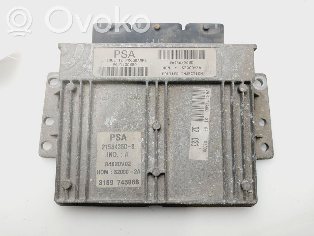 Engine control unit/module   9651500880