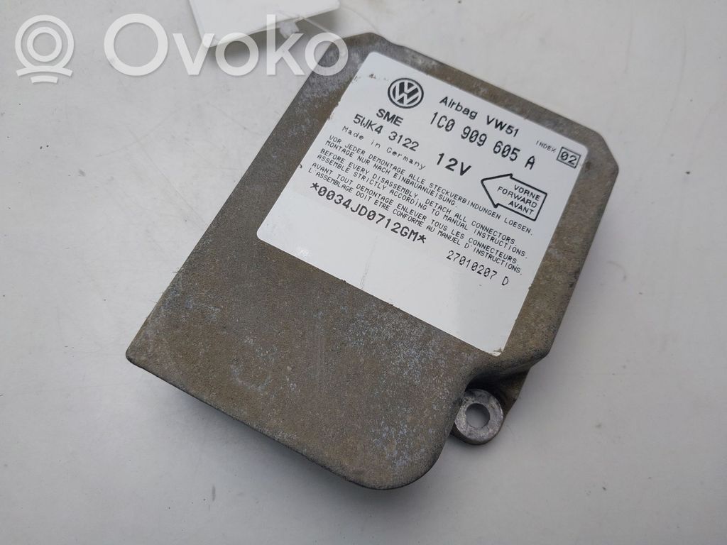 Module de contrôle airbag   1C0909605A