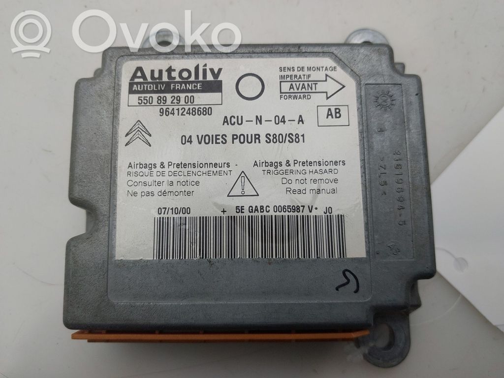 Citroen Saxo Airbag control unit/module 