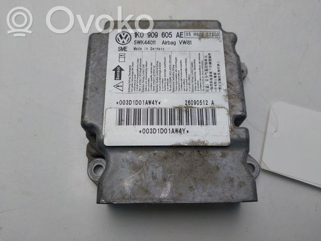 Airbag control unit/module   1K0909605AE