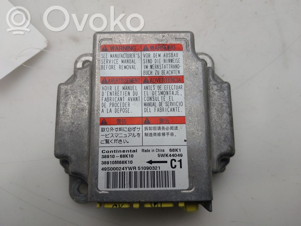 Nissan Pixo Unidad de control/módulo del Airbag 