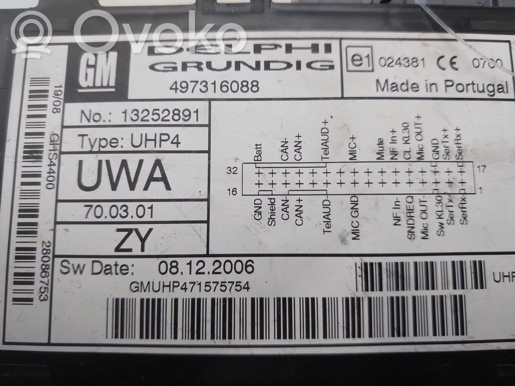 Autres unités de commande / modules   13252891