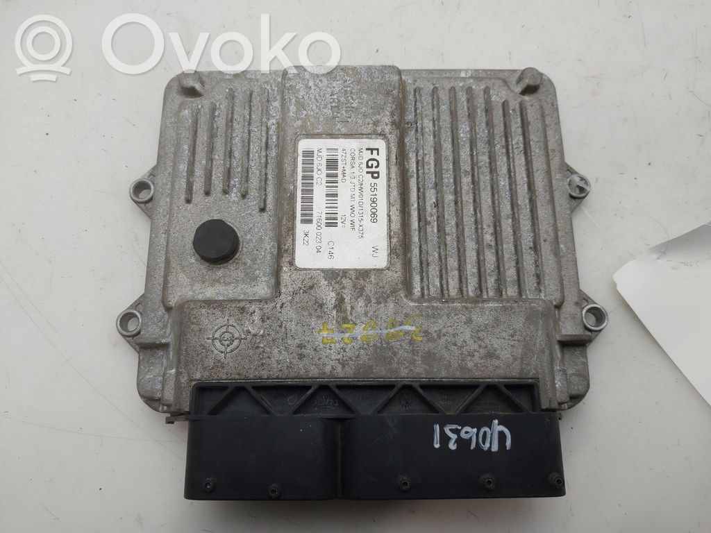 Unidad de control/módulo del motor   55190069