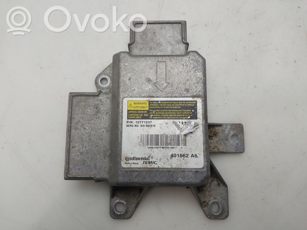 Module de contrôle airbag   12771237
