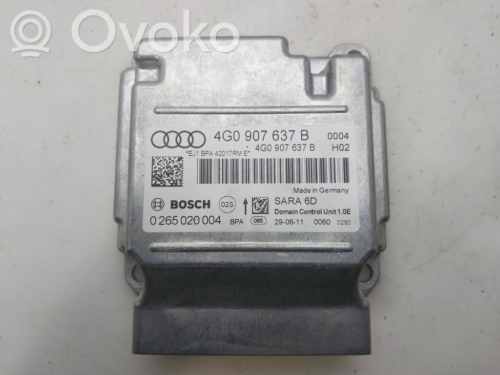 Unidad de control/módulo del Airbag   4G0907637B