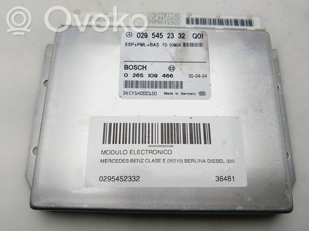 Mercedes-Benz E W210 Altre centraline/moduli 